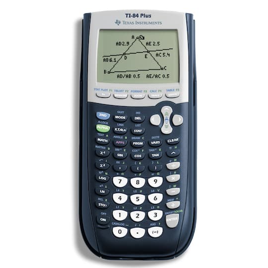 TI-84 Plus Graphics Calculator By Texas Instruments in Blue | Michaels®